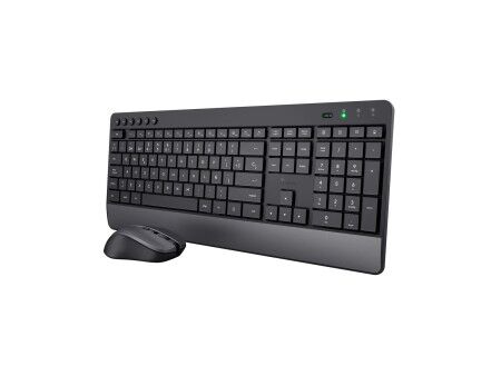 Klawiatura i Myszka Trust Trezo Czarny Qwerty Hiszpańska