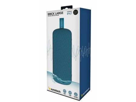 Głośnik Bluetooth Przenośny Sunstech BRICKLARGEBL Niebieski 2100 W 4 W 10 W