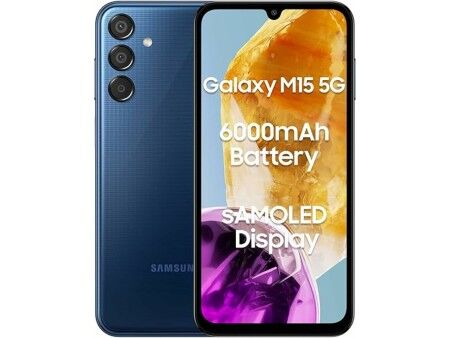 Smartfony Samsung Galaxy M15 6,5" Octa Core 4 GB RAM 128 GB Niebieski