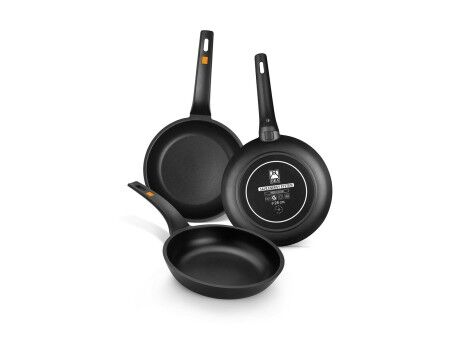 Patelnia Wok BRA Sartén Efficient Czarny Aluminium Ø 24 cm