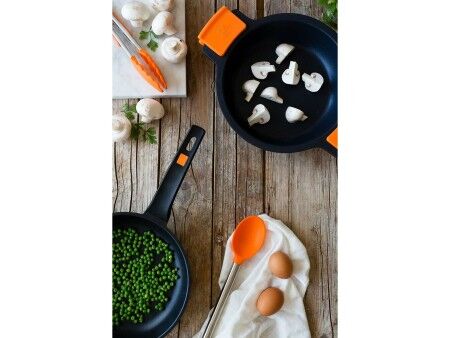 Patelnia Wok BRA Sartén Efficient Czarny Aluminium Ø 24 cm