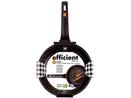Patelnia Wok BRA Sartén Efficient Czarny Aluminium Ø 24 cm