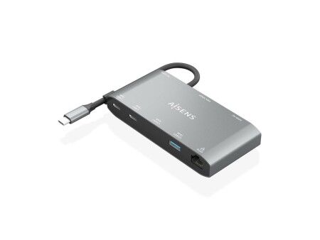 HUB USB Aisens ASUC-8P010-GR Szary (1 Sztuk)