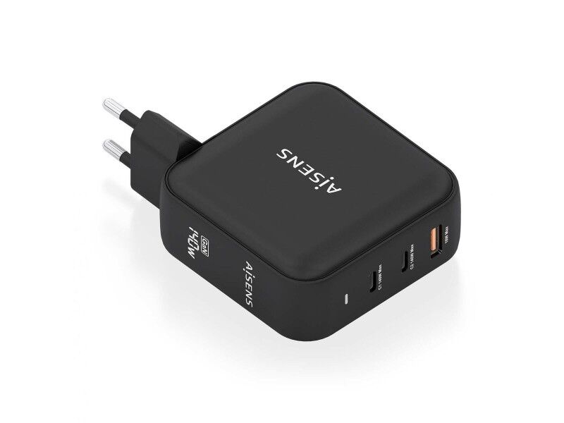 Ładowarka Ścienna Aisens ASCH-140W3P031-BK 140 W Czarny (1 Sztuk)