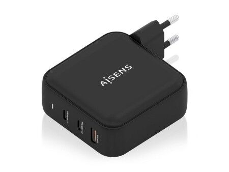 Ładowarka Ścienna Aisens ASCH-140W3P031-BK 140 W Czarny (1 Sztuk)