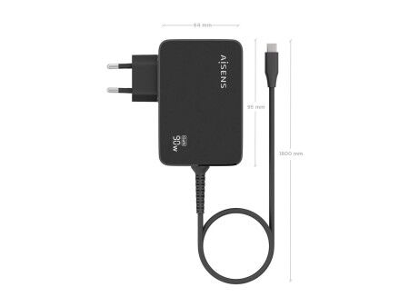 Ładowarka Ścienna Aisens ASCH-1PD90WL034-BK Czarny 90 W (1 Sztuk)