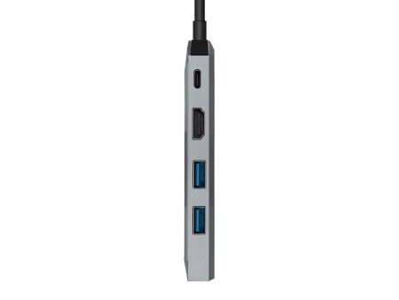 HUB USB Aisens ASUC-5P003-GR Szary 100 W (1 Sztuk)