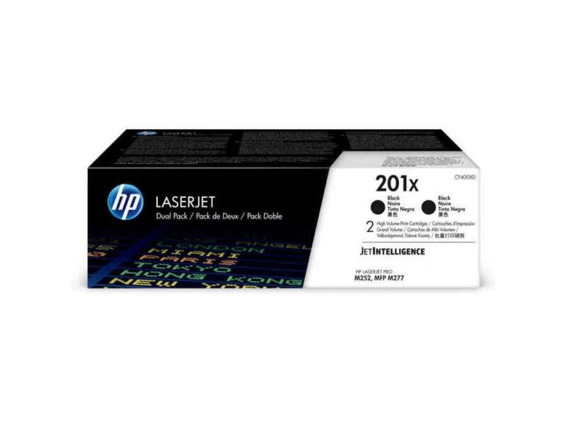 Toner Oryginalny HP 201X Czarny (2 Sztuk)