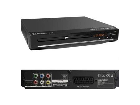 Odtwarzacz DVD z DTTV (naziemna TV cyfrowa) Sunstech DVPMH225 Czarny