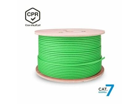 Kabel Sieciowy Sztywny FTP Kategoria 7 Aisens AWG23 Kolor Zielony 305 m