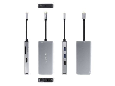 HUB USB NANOCABLE 10.16.1009 Szary (1 Sztuk)
