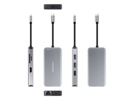 HUB USB NANOCABLE 10.16.1009 Szary (1 Sztuk)