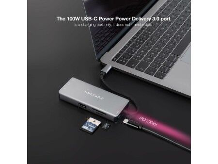 HUB USB NANOCABLE 10.16.1009 Szary (1 Sztuk)