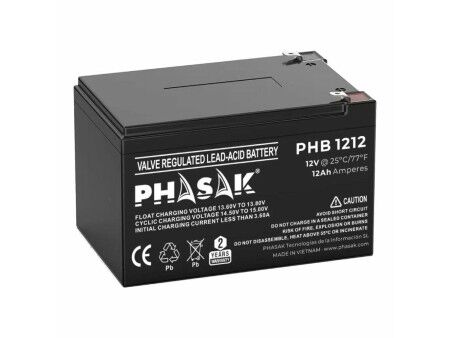 Bateria do Zasilacz awaryjny UPS Phasak PHB 1212 12 Ah 12 V