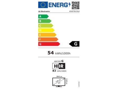 Smart TV LG 43UR781C 4K Ultra HD 43" LED HDR D-LED