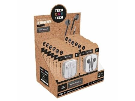 Słuchawki z Mikrofonem Tech One Tech TEC1003 12 Sztuk