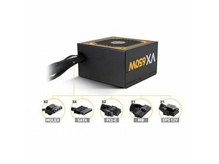 Zasilanie Nox NXURVX650BZ ATX 650 W 80 Plus Bronze