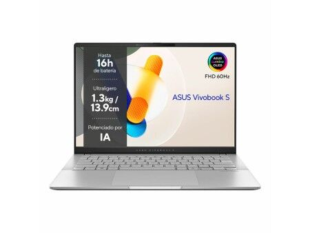 Laptop Asus VivoBook S 14 OLED M5406NA-QD082W 14" 16 GB RAM 512 GB SSD Qwerty Hiszpańska AMD Ryzen 5 7535HS