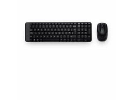 Klawiatura Bezprzewodowa i Myszka Logitech 920-003159 Czarny Qwerty Hiszpańska