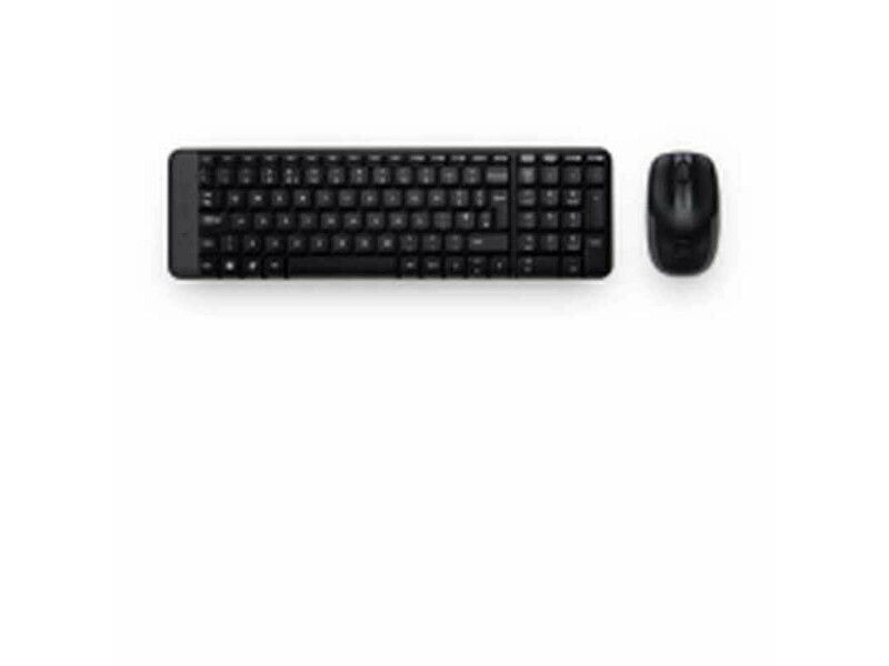 Klawiatura Bezprzewodowa i Myszka Logitech 920-003159 Czarny Qwerty Hiszpańska
