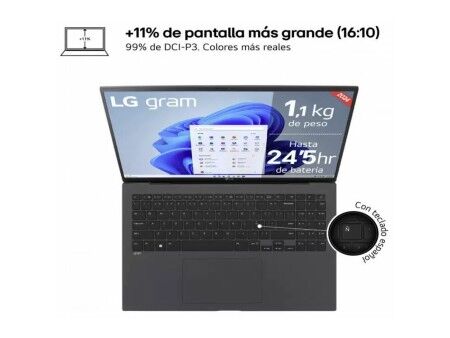 Laptop LG Gram 16Z90S-G.AD7BB 16" Intel Core Ultra 7 155H 32 GB RAM 2 TB SSD