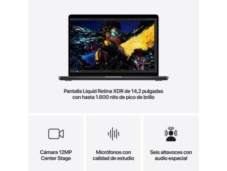 Laptop Apple MX2K3Y/A 14" 1 TB SSD