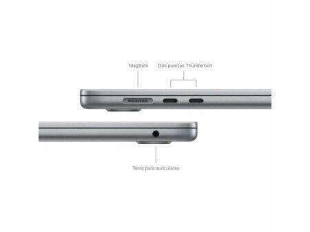 Laptop Apple MC9D4Y/A M3 16 GB RAM 256 GB SSD 15,3"