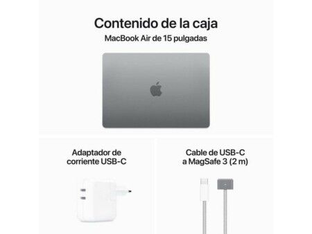 Laptop Apple MC9D4Y/A M3 16 GB RAM 256 GB SSD 15,3"
