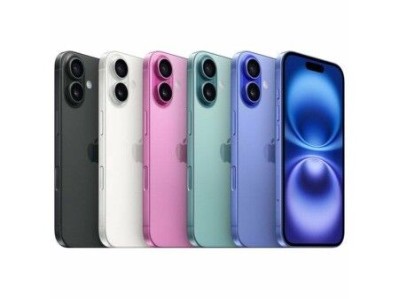 Smartfony Apple MYEE3QL/A Hexa Core 8 GB RAM 256 GB Czarny 6,1"