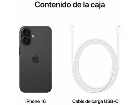 Smartfony Apple MYEE3QL/A Hexa Core 8 GB RAM 256 GB Czarny 6,1"
