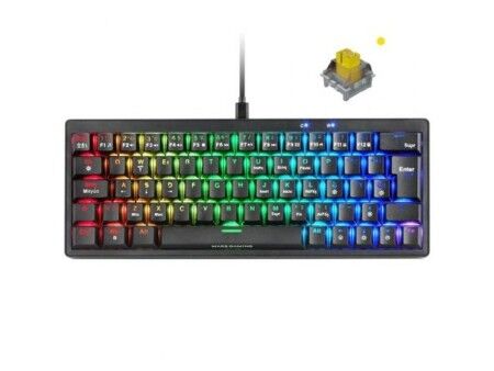 Klawiatura do Gier/ OR: Klawiatura Gamingowa Mars Gaming MKMINIPROYES Czarny Qwerty US