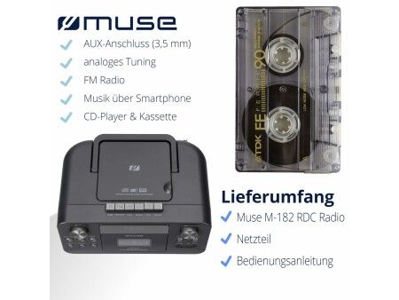 Radio Kasetowe Muse M-182 RDC