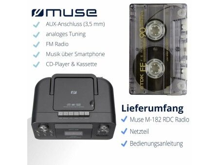 Radio Kasetowe Muse M-182 RDC