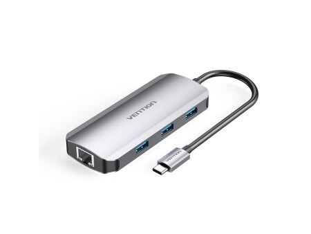 HUB USB Vention TOHHB Srebrzysty