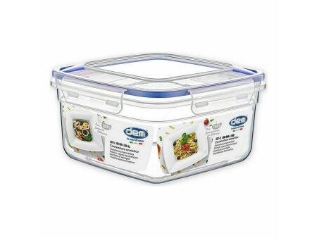 Set Pojemników na Lunch Dem Hermetyczny 3 Części 500 ml 18 x 18 x 10 cm (6 Sztuk)