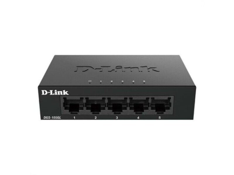 Centralka Switch na biurko D-Link DGS-105GL/E Czarny