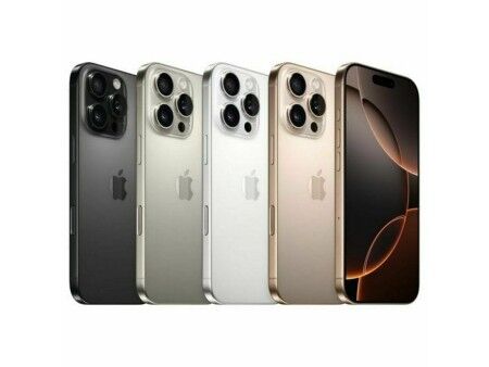Smartfony Apple MYNQ3QL/A Hexa Core 8 GB RAM 512 GB Beżowy 6,3"