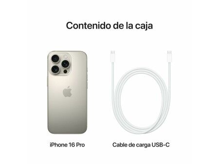Smartfony Apple MYNQ3QL/A Hexa Core 8 GB RAM 512 GB Beżowy 6,3"
