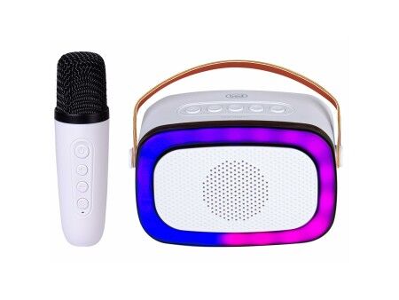 Głośnik z Mikrofonem Karaoke Trevi Trevi XR 8A01 MINI PARTY Biały
