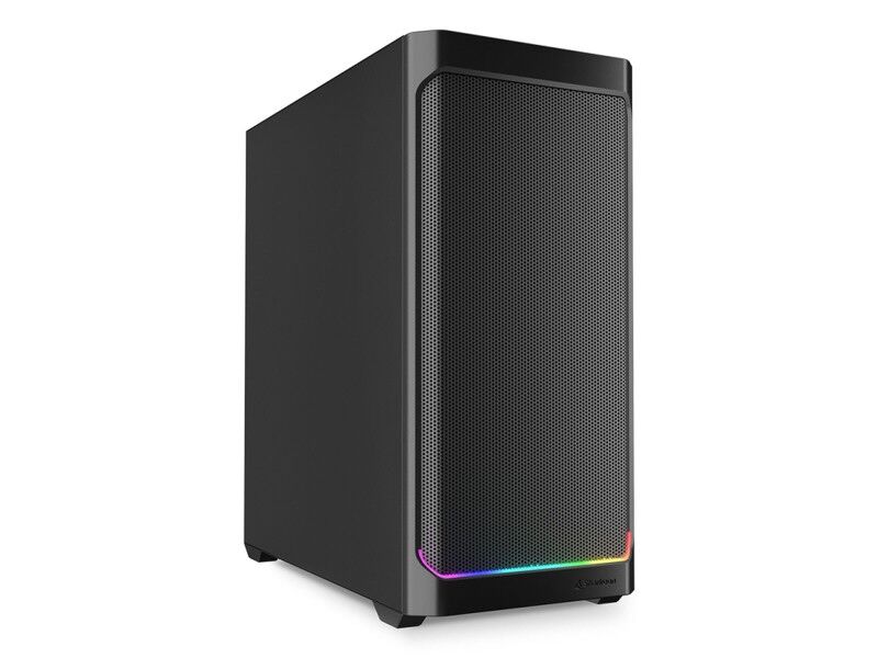 Semi Wieża ATX Sharkoon AK4 RGB STRIP Czarny
