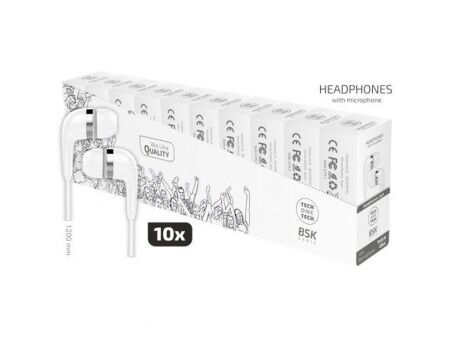 Słuchawki nauszne Tech One Tech TEC2955 Biały