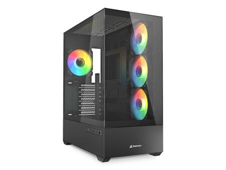 Semi Wieża ATX Sharkoon AK6 RGB Czarny