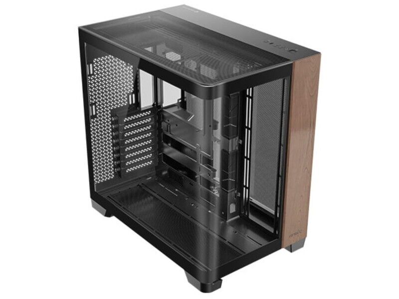 Semi Wieża ATX Antec C8 Curve Wood Czarny Przezroczysty Drewno