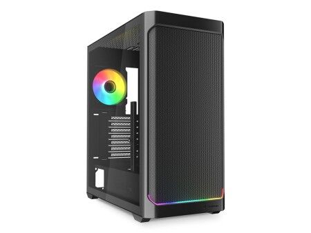 Semi Wieża ATX Sharkoon AK4W RGB Strip Czarny