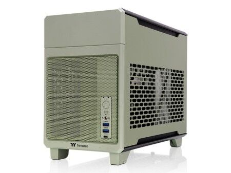 Semi Wieża ATX THERMALTAKE TR100 Mini Tower Verde Kolor Zielony
