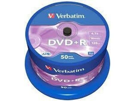 DVD+R Verbatim VB-DPR47S3A 50 Sztuk