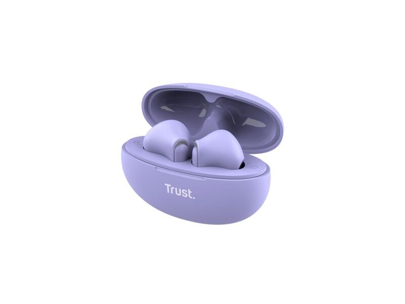 Słuchawki douszne Bluetooth Trust Yavi Fioletowy Purpura