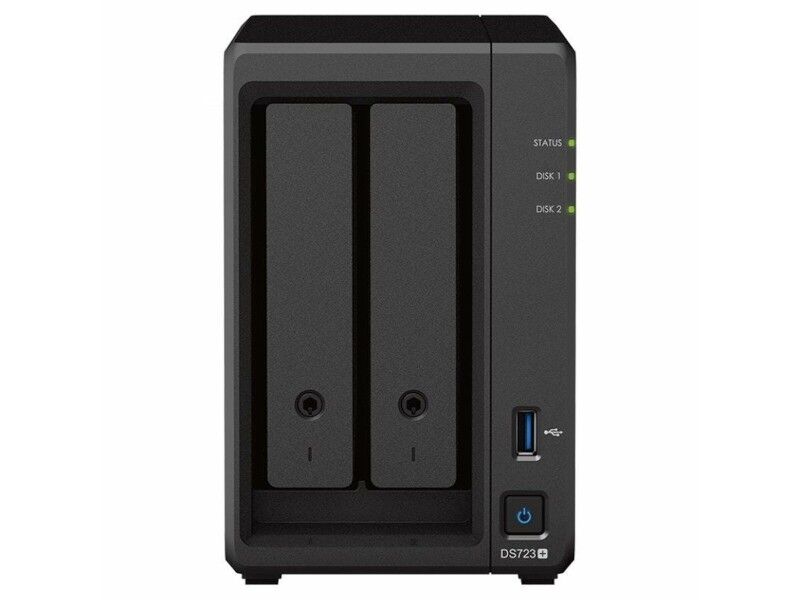 Zasilanie do sieciowej pamięci masowej NAS Synology DS723+ Czarny AM4 Socket: AMD Ryzen™ AMD Ryzen R1600