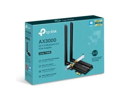 Karta Sieciowa WiFi TP-Link Archer TX50E Bluetooth 5.0 2400 Mbps