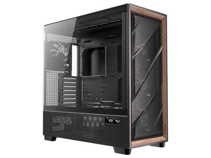 Semi Wieża ATX Antec FLUX PRO EUV Czarny Drewno
